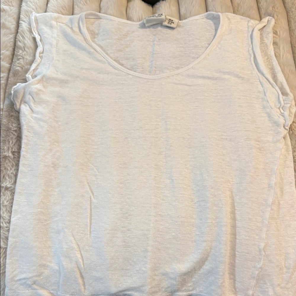 Rachel Zoe White linen shirt